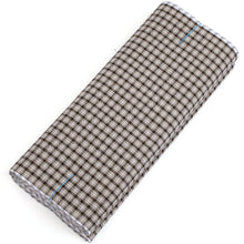 画像をギャラリービューアに読み込む, 阿波しじら織 着物 濃淡茶と白の小格子 No.H53