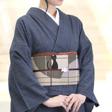 画像をギャラリービューアに読み込む, 【反物販売一時停止中】阿波コットンウール しじら織 着物 極細多色縞 No.w10 - ふだんきものハイムラヤ