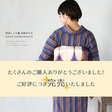 画像をギャラリービューアに読み込む, 阿波しじら織 着物 tontonコラボモデル No.ton01

