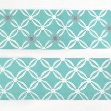 画像をギャラリービューアに読み込む, 半巾帯 《竺仙》コットン 浴衣地 七宝 ぼかし ミントグリーンにグレーぼかし
