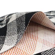 画像をギャラリービューアに読み込む, 半巾帯 長尺 日本製 西陣くみおり シルバー 白黒 アーガイルチェック × ピンク チェック
