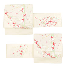 画像をギャラリービューアに読み込む, 西陣織 クリスマスシリーズ サンタクロース ツリー 名古屋帯 （12柄）
