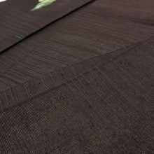 画像をギャラリービューアに読み込む, 名古屋帯 刺繍 九寸 雨降り カエルと蓮の葉
