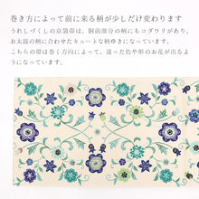 画像をギャラリービューアに読み込む, 京袋帯 お仕立て上がり 正絹 染京ふくろ帯 全通お太鼓柄 アイボリーにたて枠更紗 （ ブルー ）
