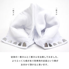 画像をギャラリービューアに読み込む, 二重ネル裏 真冬の防寒足袋 5枚こはぜ 東レパレルストレッチ足袋 白 足袋〔S〜4L（21.5〜29cm）〕
