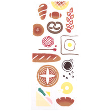 画像をギャラリービューアに読み込む, 注染 手ぬぐい 【kenema】趣味道楽 「 焼きたてパン 50208 」《 kenema けねま 》 白地 ／ ホワイト ／ パン ／ ベーカリー ／パン屋 ／朝食 ／朝ごはん ／手拭い ／ てぬぐい
