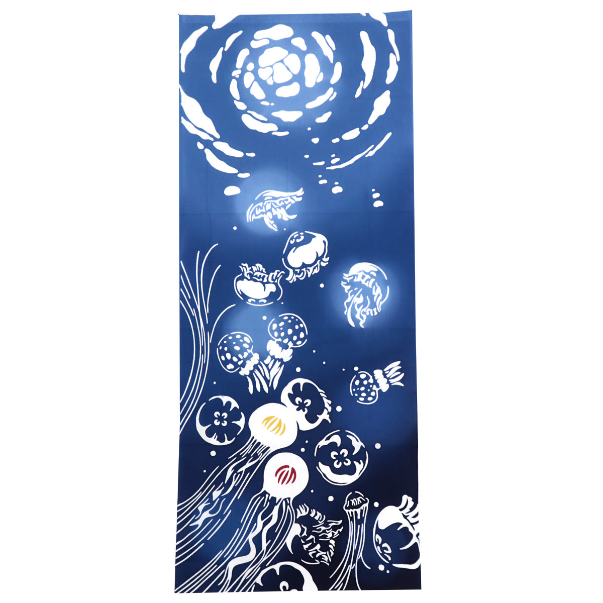 専用❤みかん＊ふわっサラ❤手拭いヘアドライタオル❤クラゲ…紺。 専用