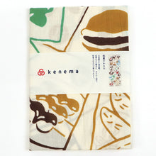 画像をギャラリービューアに読み込む, 注染手ぬぐい【kenema】和楽「和菓子かるた50292」《kenemaけねま》クリーム／苺大福／ようかん／もなか／たい焼き／わらび餅／栗饅頭／豆大福／練り切り／柏餅／落雁／八つ橋／若鮎／手拭い／てぬぐい【メール便OK】【MY】
