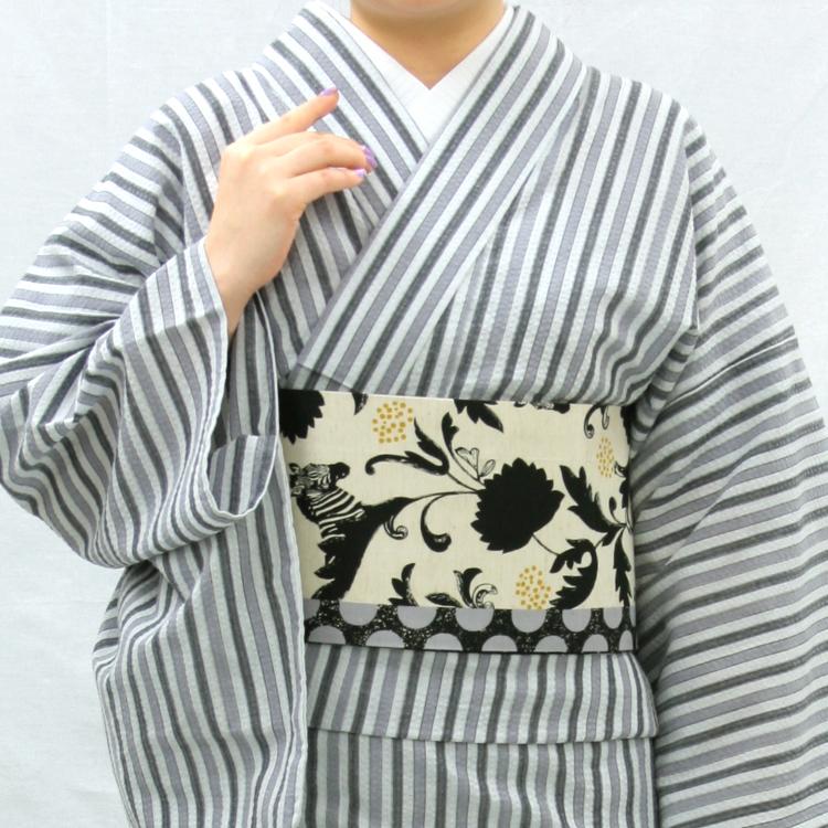 平和屋着物∴夏物　男性　阿波しじら織　浴衣　縞　キングサイズ　綿　逸品　AABC3503jd 平和屋着物∴夏物 男性 阿波しじら織 浴衣 縞 キングサイズ 綿